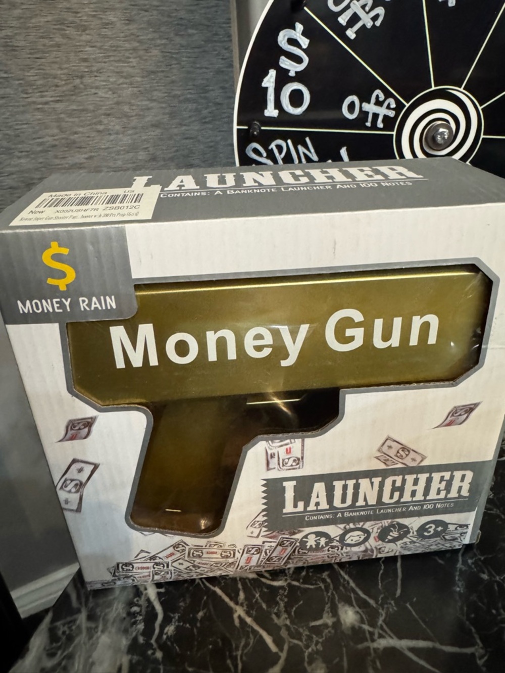 Money Gun Launcher - Gold